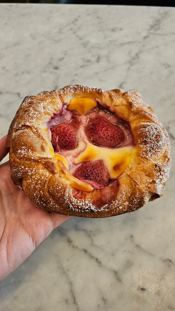 Strawberry danish from Bricolage Bakery